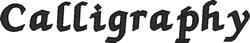 Calligraphy